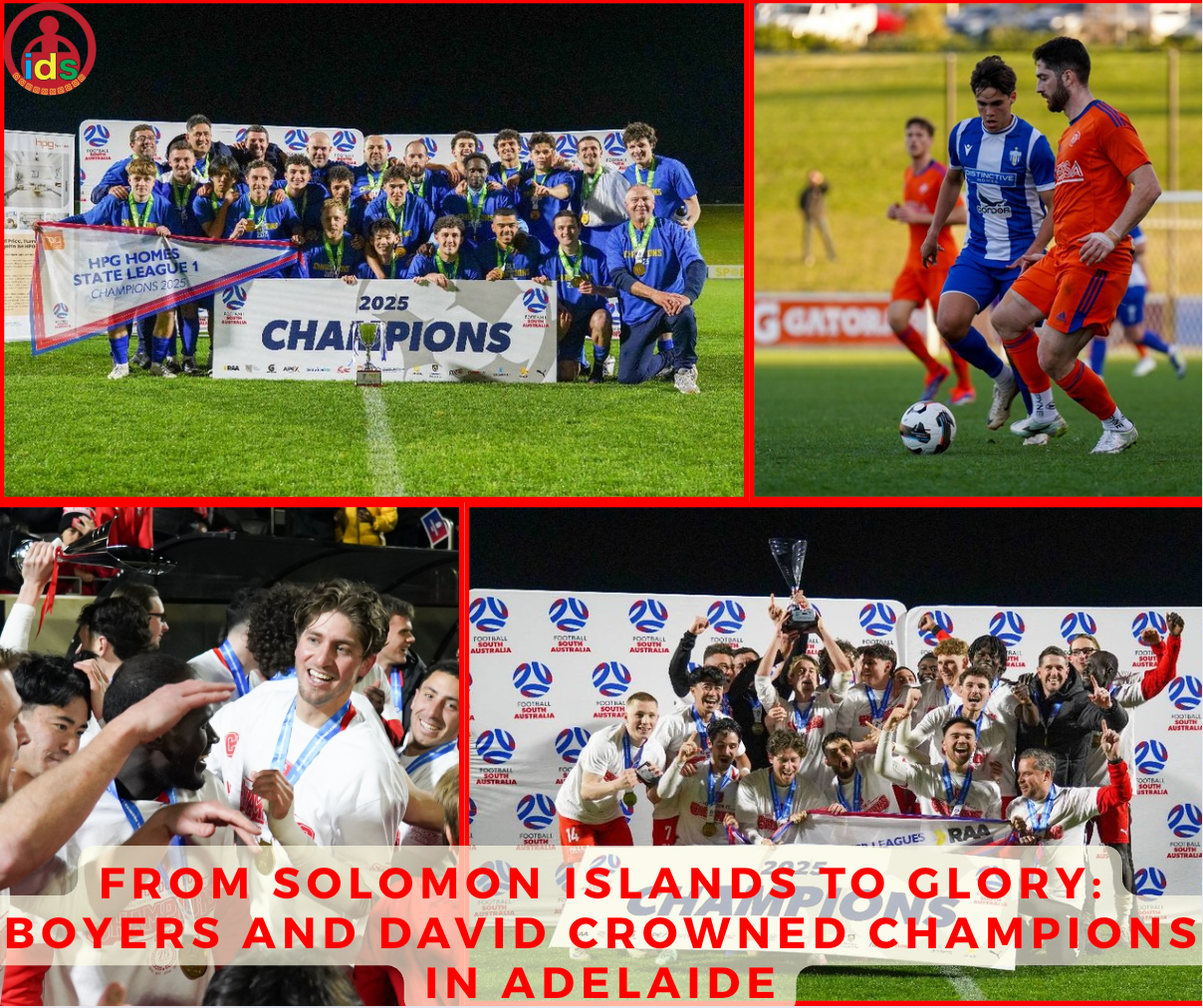 From Solomon Islands to Glory: Boyers and David Crowned Champions in Adelaide