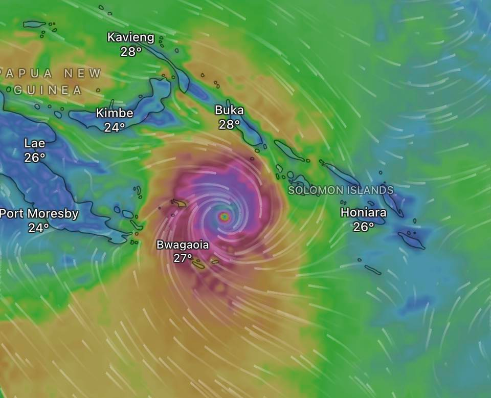 Severe Tropical Cyclone Maila Strengthens To Category Three, Threatens Western Solomons