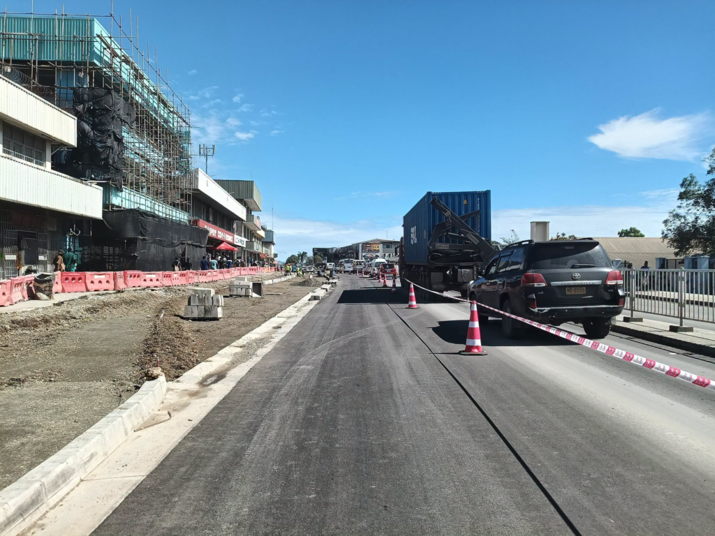 Mendana Avenue Reopens as  Upgrade Reaches Milestone