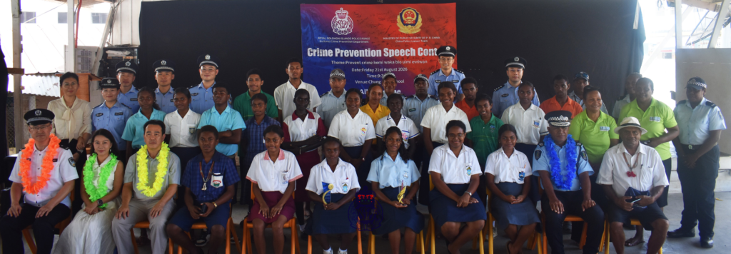 China Police Sponsors Youth Crime Prevention Push in Solomon Islands