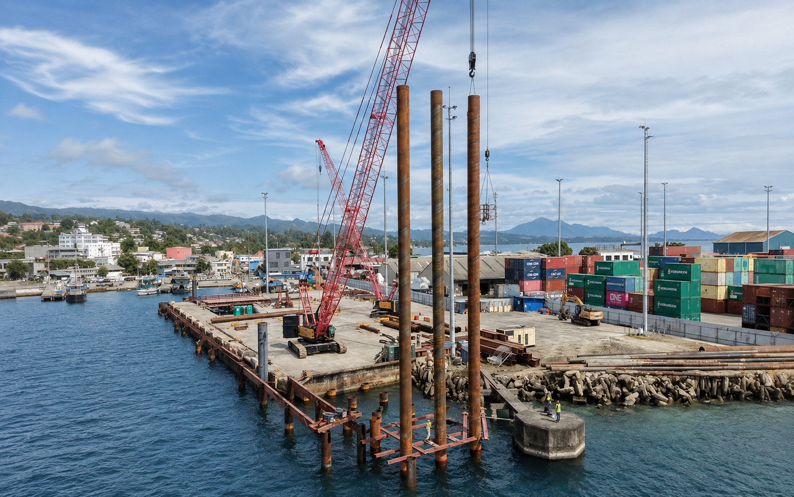 Honiara Port Upgrade Enters  Next Construction Phase