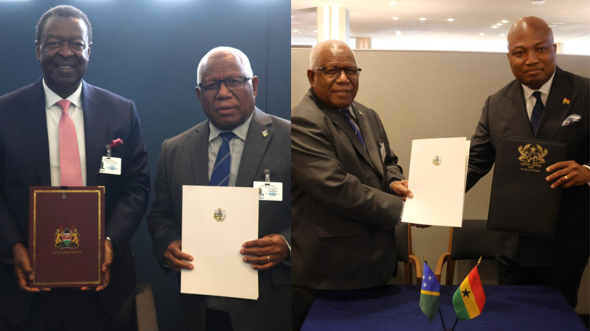 Solomon Islands Builds New Links with Kenya and Ghana