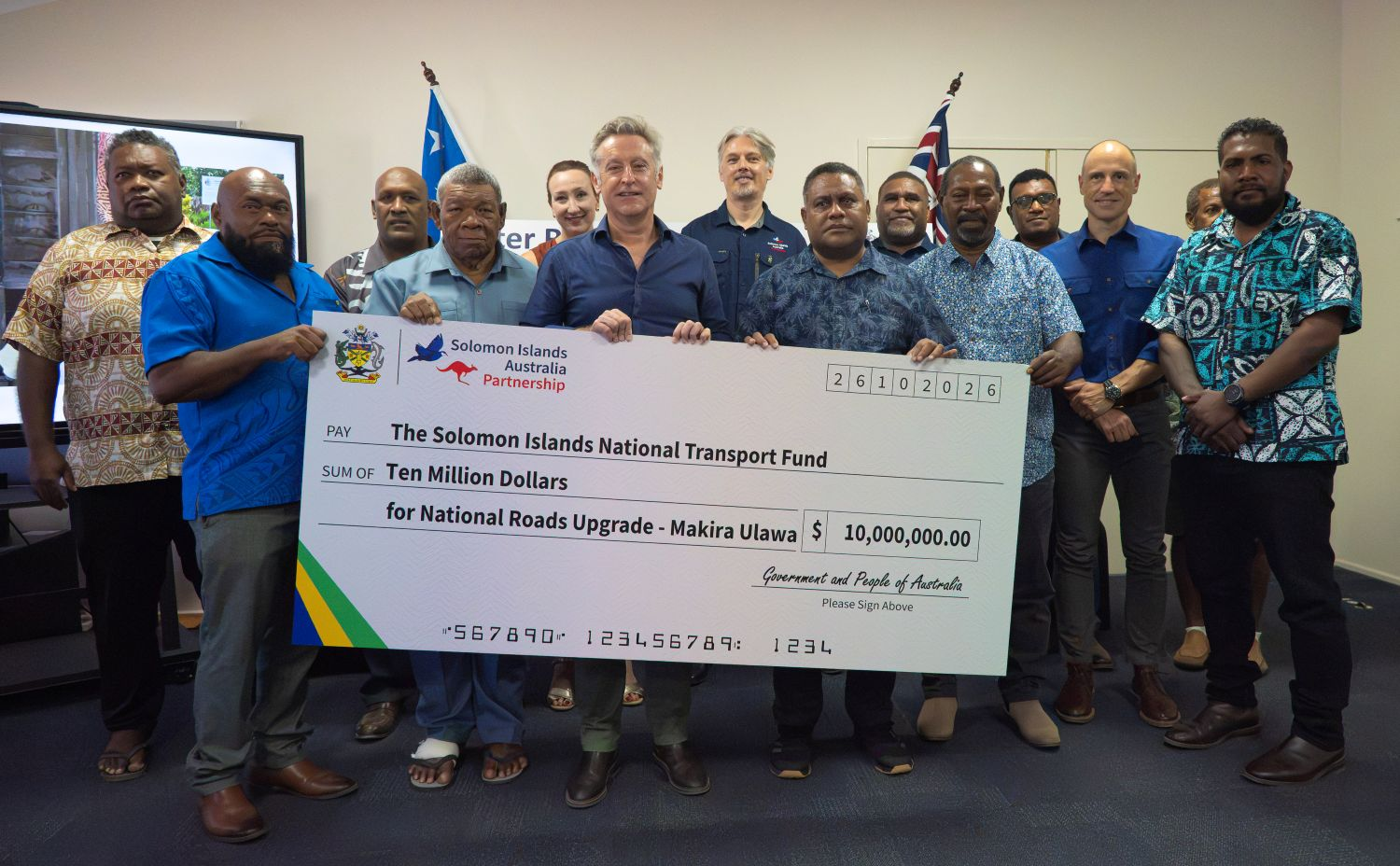 Australia Funds SBD$10M Makira Road Works
