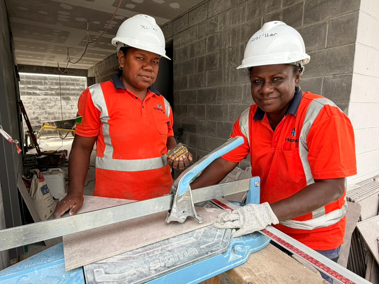 Aust Support Helps Women   Gain Construction Experience
